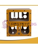 Драскалка за котки легло с играчки двуетажна къща легло